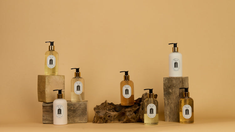 Luxury hand & body wash and lotion
