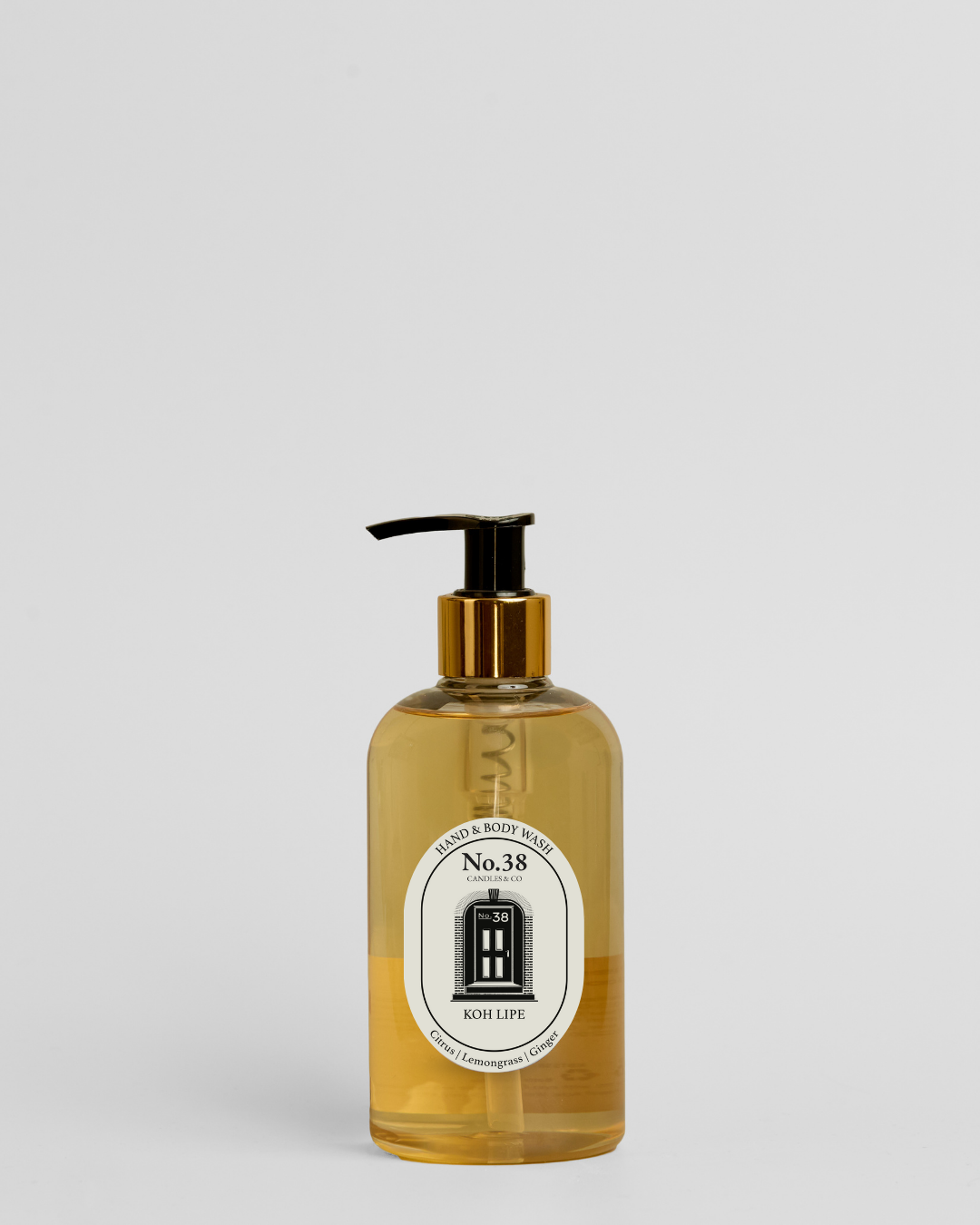 Koh Lipe Luxury Hand & Body Wash Citrus, Lemongrass, Ginger