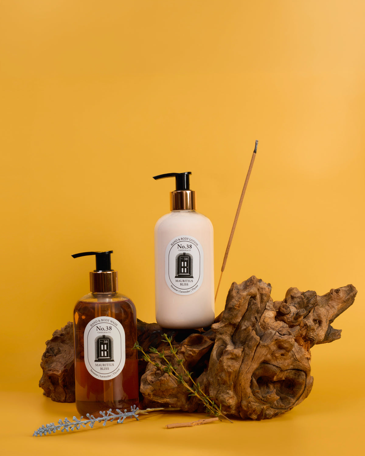 Mauritius Bliss Luxury Hand & Body Lotion - Incense, Lavender & Thyme