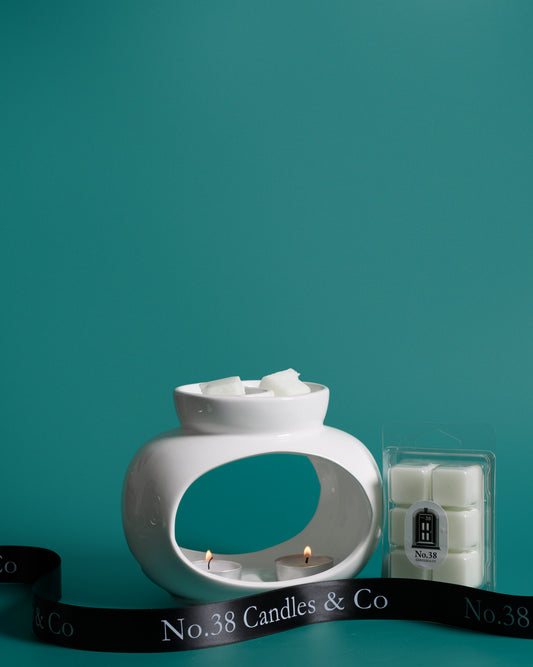 Luxury  White Wax Burner Paris