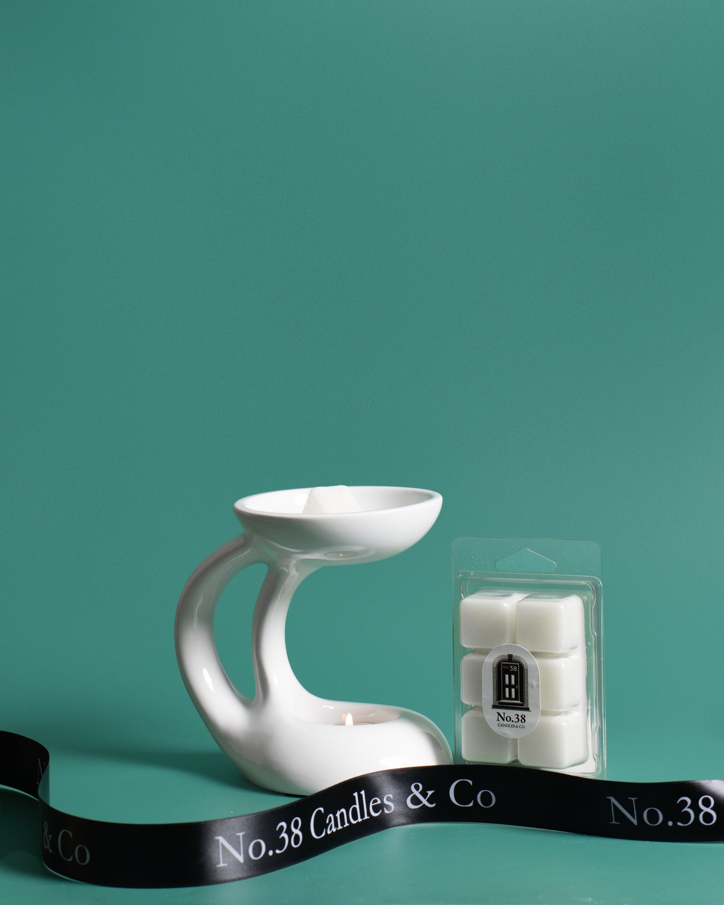Luxury White Wax Melt Burner Venice
