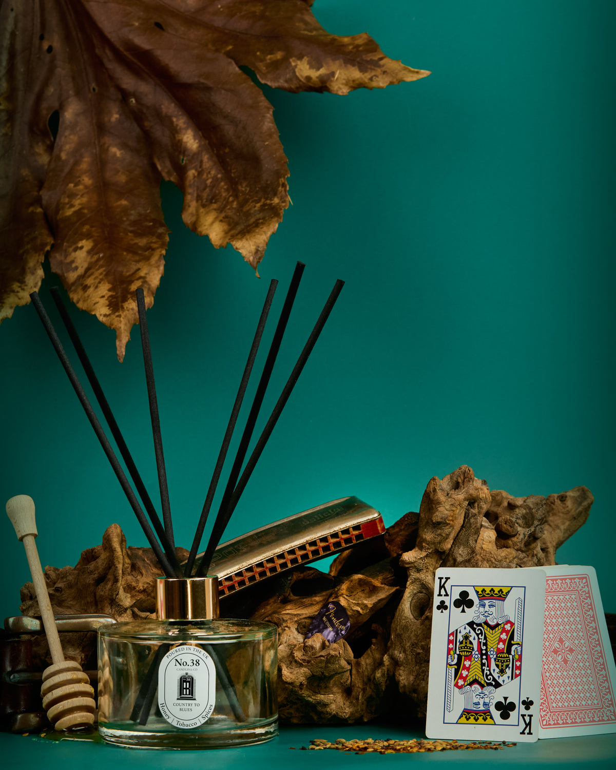 Country to Blues Reed Diffuser 200ml - Honey, Tobacco & Spices