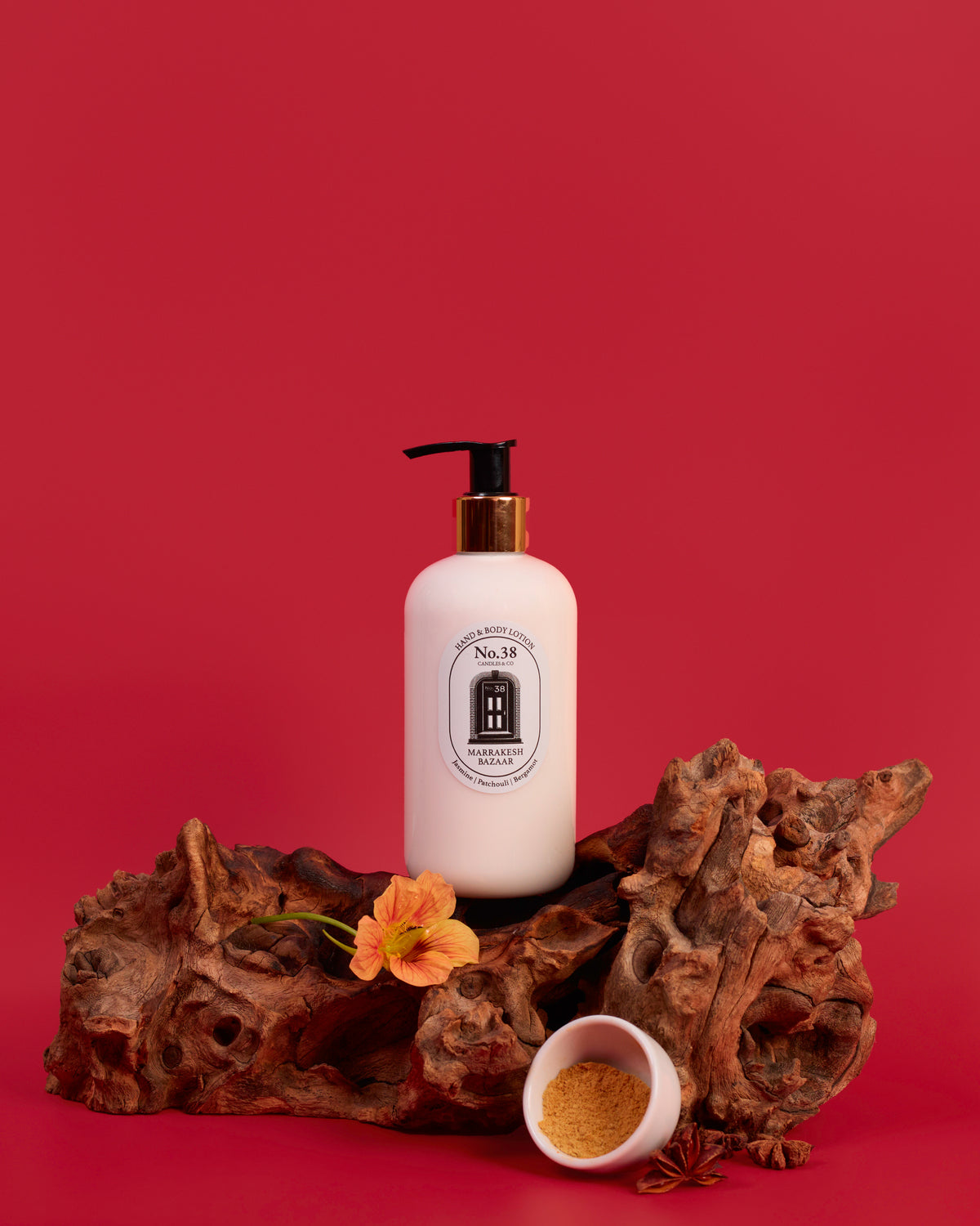 Marrakesh Bazaar Luxury Hand & Body Lotion - Jasmine, Patchouli & Bergamot