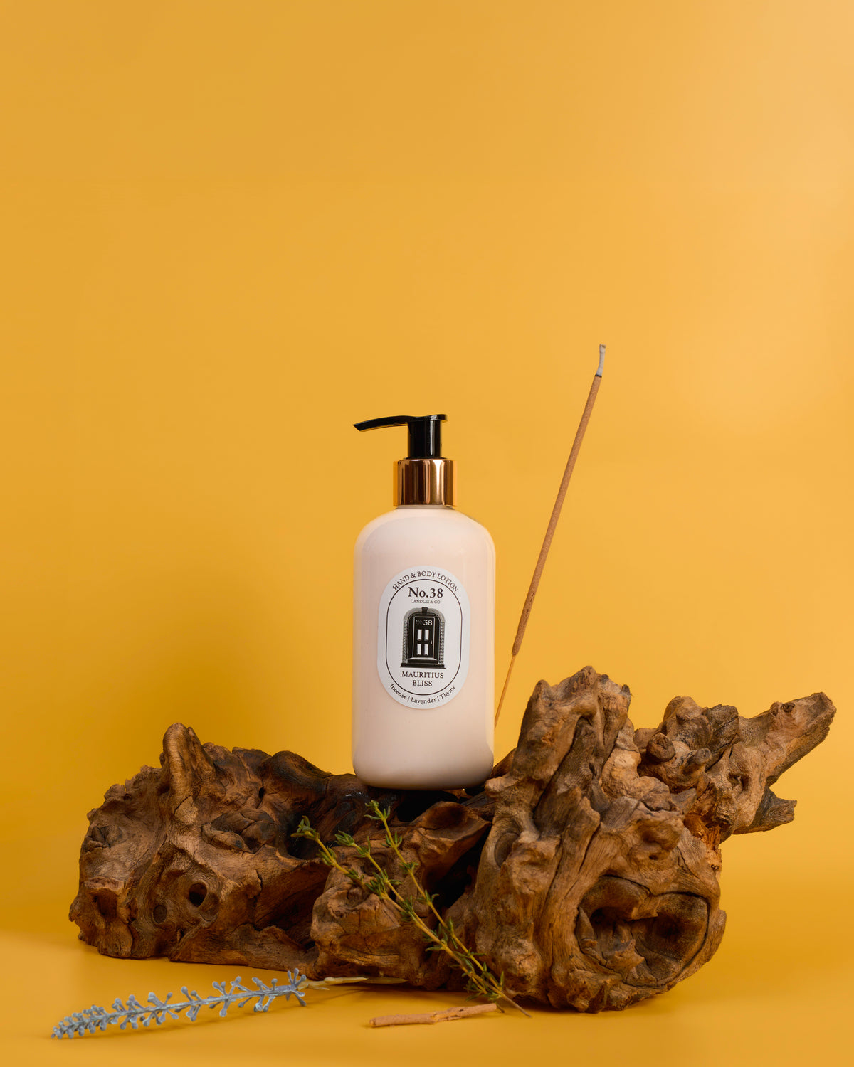 Mauritius Bliss Luxury Hand & Body Lotion - Incense, Lavender & Thyme