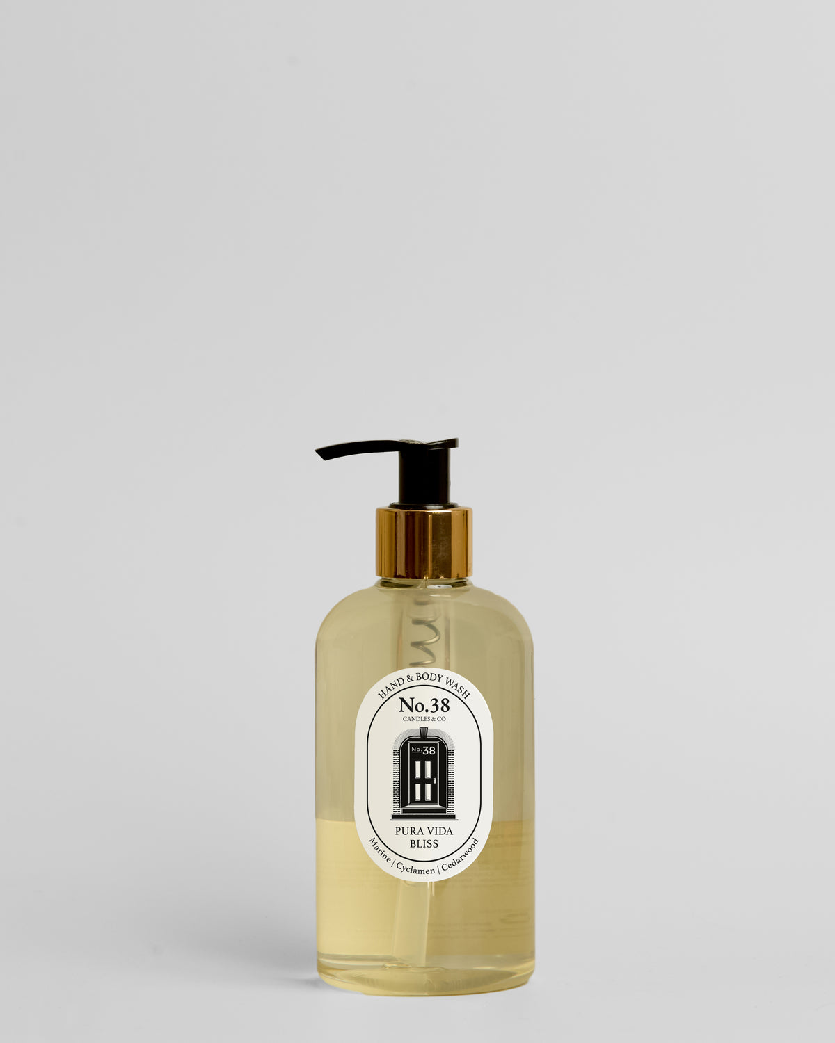 Pura Vida Luxury Hand & Body Wash - Marine, Cyclamen & Cedarwood