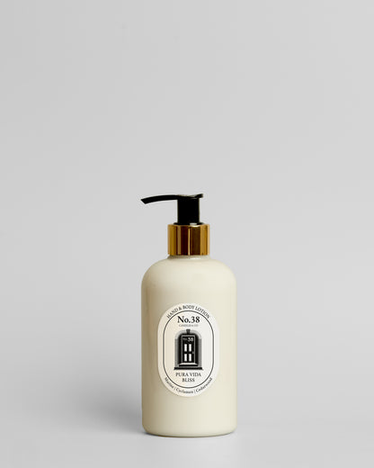 Pura Vida Luxury Hand & Body Lotion - Marine, Cyclamen & Cedarwood