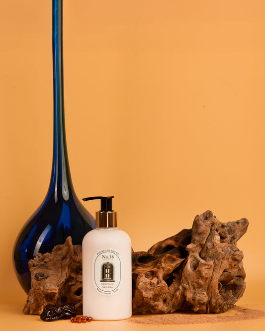 Sands of Sahara Luxury Hand & Body Lotion- Myrrh, Amber, Tonka